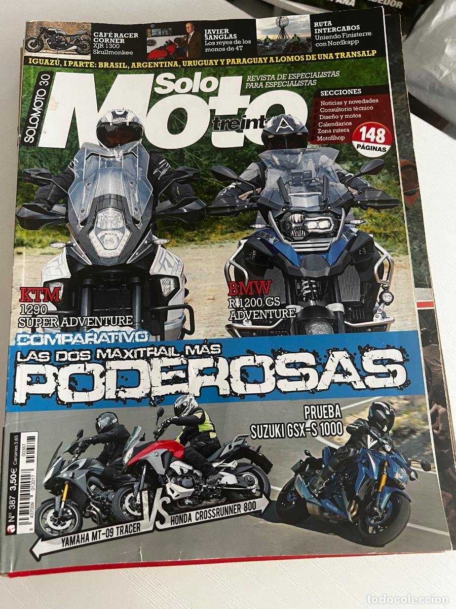 Coches y Motocicletas: SOLO MOTO TREINTA. N&ordm; 387. MAYO 2015. SUZUKI GSX-S 1000. BMW FRENTE A KTM. MONSTER VS BRUTALE. LEER