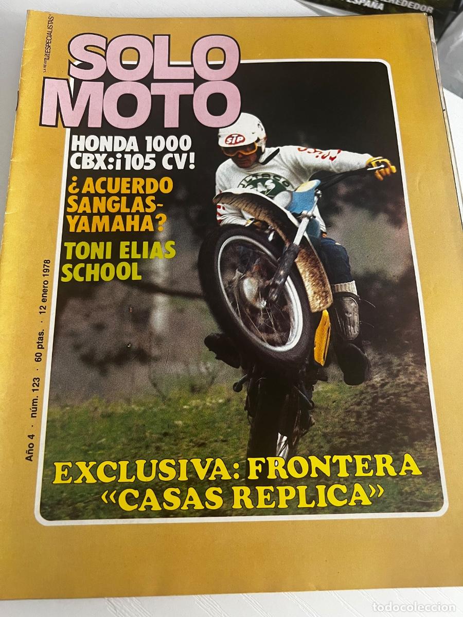 Coches y Motocicletas: SOLO MOTO. N&ordm; 123. ENERO 1978. HONDA 1000 CBX; 105 CV. TONI EL&Iacute;AS SCHOOL.
