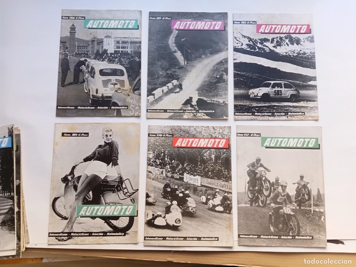 Coches y Motocicletas: 6 Revistas AUTO-MOTO . Automovilismo-Motociclismo-Aviacion-Motonautica .