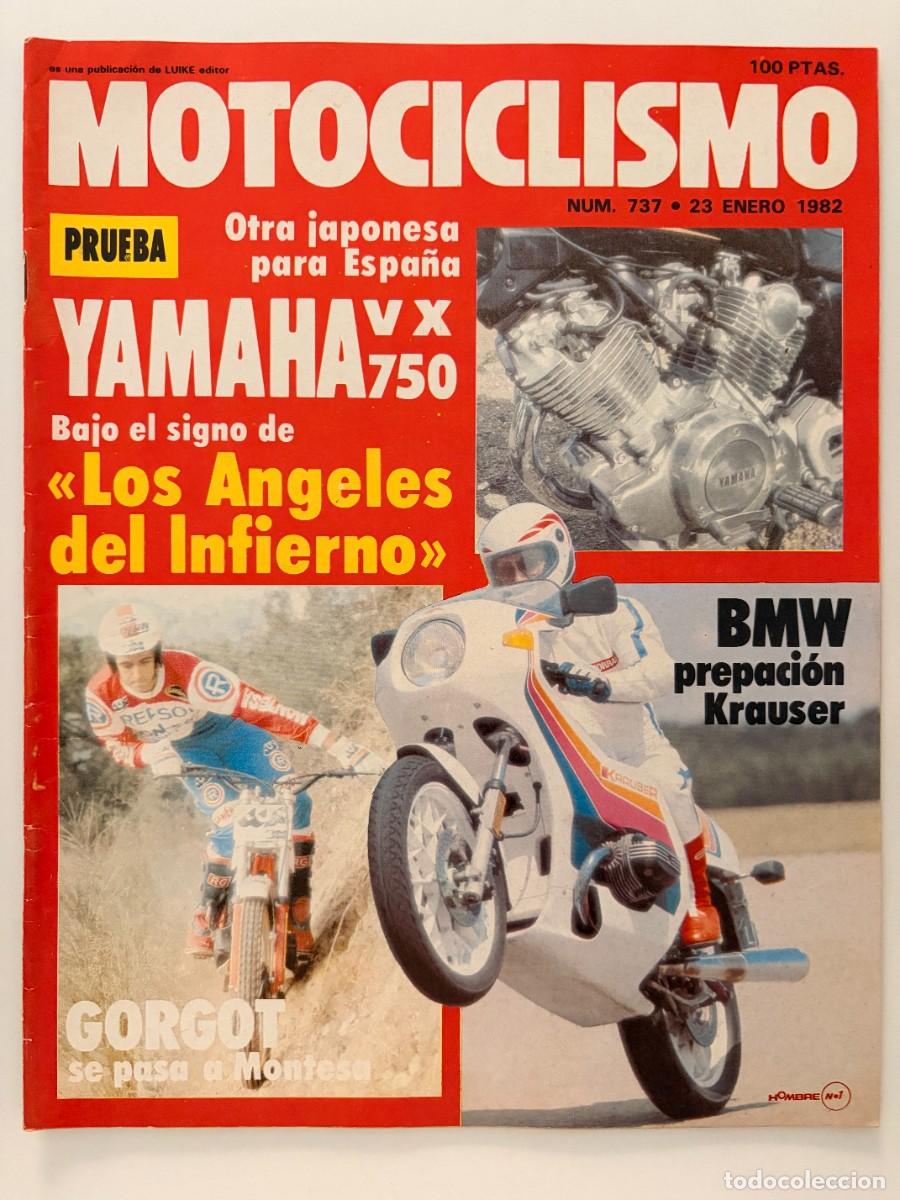 Coches y Motocicletas: MOTOCICLISMO. N&deg; 737 ENERO 1982. YAMAHA XV 750, MONTESA COTA 80, COTA 349 Y KTM 250/495. LEER.