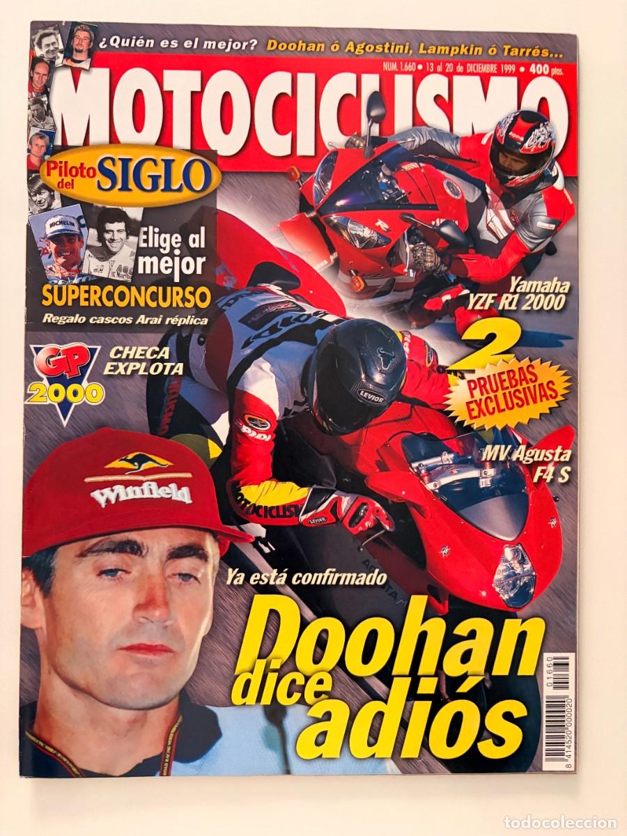 Coches y Motocicletas: MOTOCICLISMO. N&deg; 1660. 13-19 DICIEMBRE 1999. YAMAHA YZF-R1, MV AGUSTA F4, HONDA CBR 1100 XX Y SUZUKI