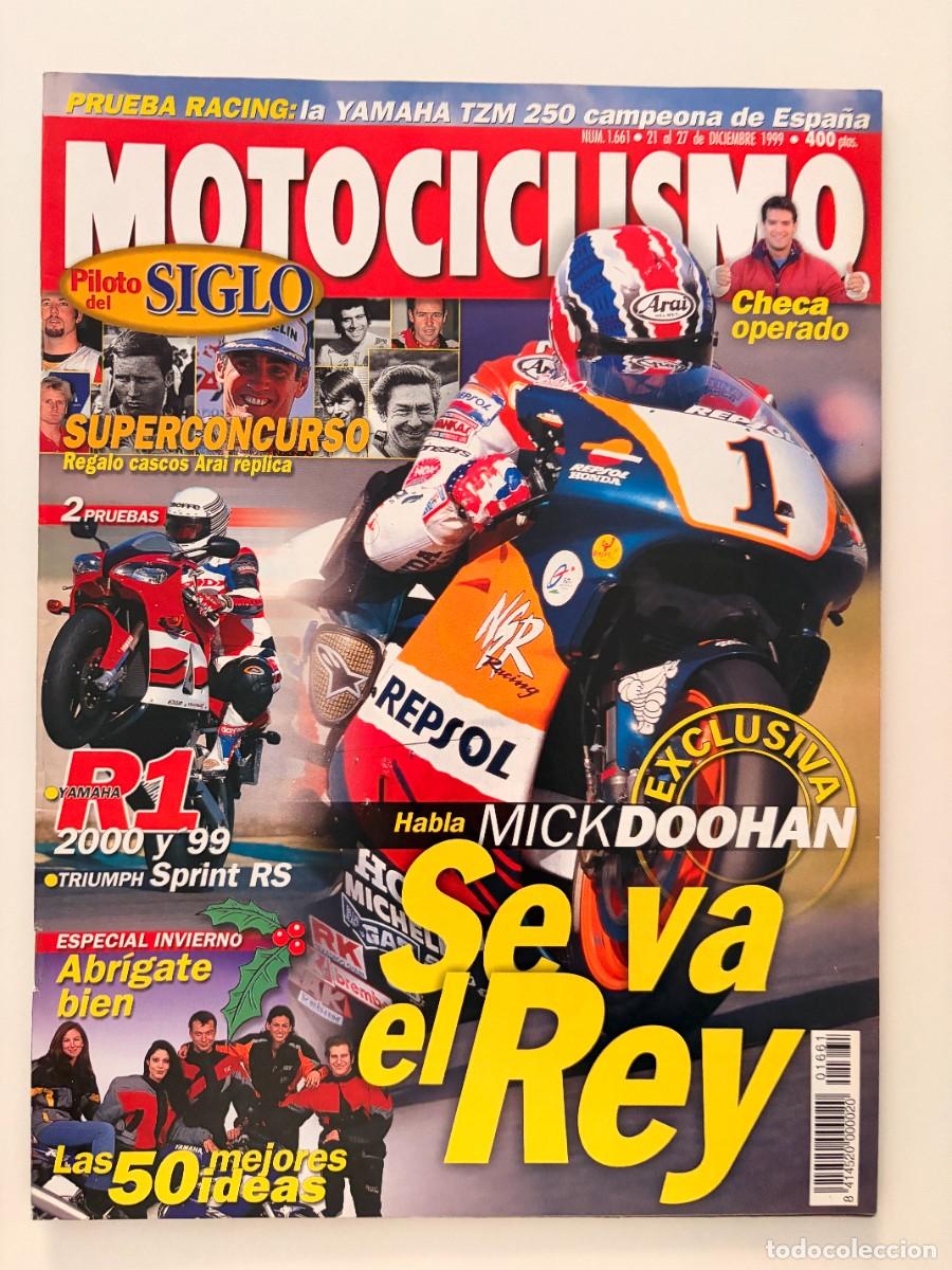 Coches y Motocicletas: MOTOCICLISMO. N&deg; 1661. DICIEMBRE 1999. YAMAHA R1 2000, TRIUMPH SPRINT RS 955I, YAMAHA TZM 250. LEER