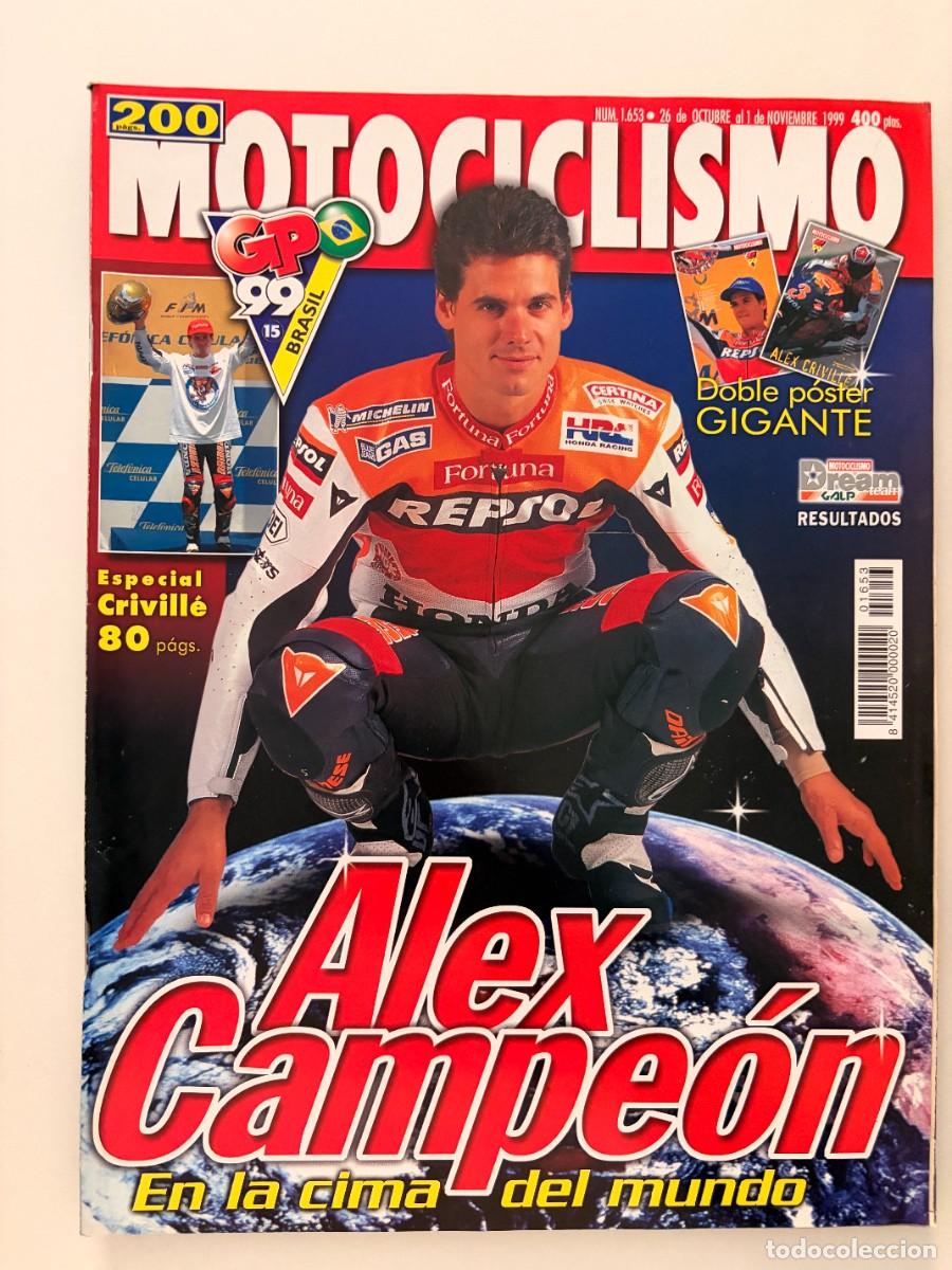 Coches y Motocicletas: MOTOCICLISMO. N&deg; 1653. OCTUBRE 1999. ESPECIAL &Aacute;LEX CRIVILL&Eacute; CAMPE&Oacute;N, APRILIA SL 1000 FALCO. LEER