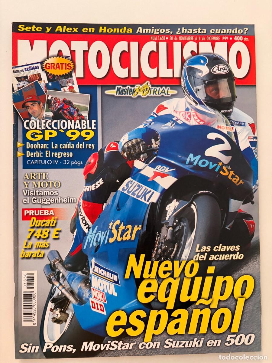 Coches y Motocicletas: MOTOCICLISMO. N.&ordm; 1658. DICIEMBRE 1999. DUCATI 748 E, HONDA CBR600 EVO RR, SUZUKI INTRUDER LC. LEER