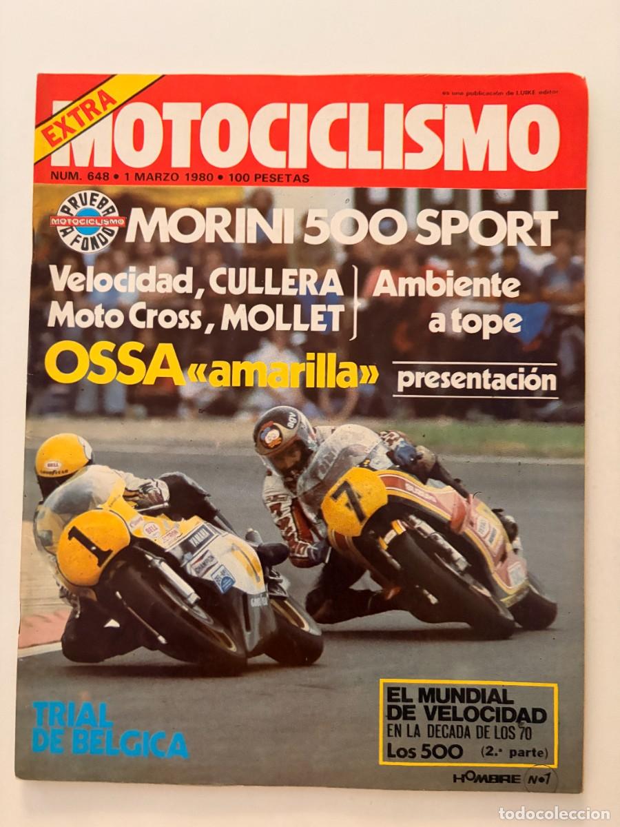 Coches y Motocicletas: MOTOCICLISMO. N&deg; 648. MARZO 1980. MORINI 500 SPORT - PRUEBA A FONDO. OSSA &laquo;AMARILLA&raquo; - LEER