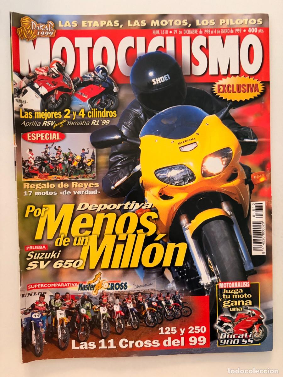Coches y Motocicletas: MOTOCICLISMO. N&ordm; 1610. DICIEMBRE 1998. APRILIA RSV 1000 VS YAMAHA YZF-R1. SUZUKI SV 650 Y 650 S.LEER