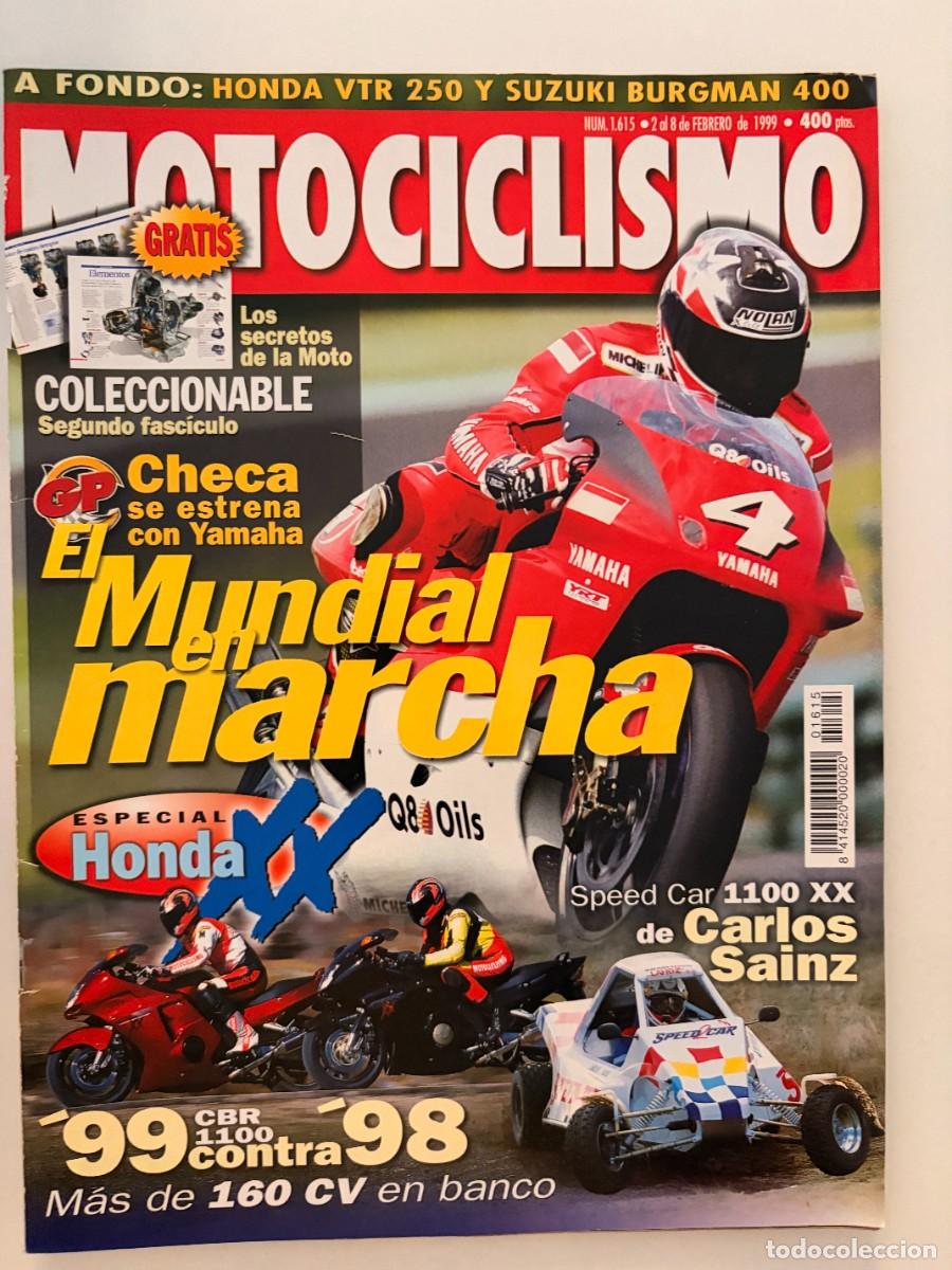Coches y Motocicletas: MOTOCICLISMO. N&ordm; 1615. FEBERERO 1999. PRUEBA: SUZUKI BURGMAN 400. HONDA VTR 250, MOTO PEQUE&Ntilde;A . LEER
