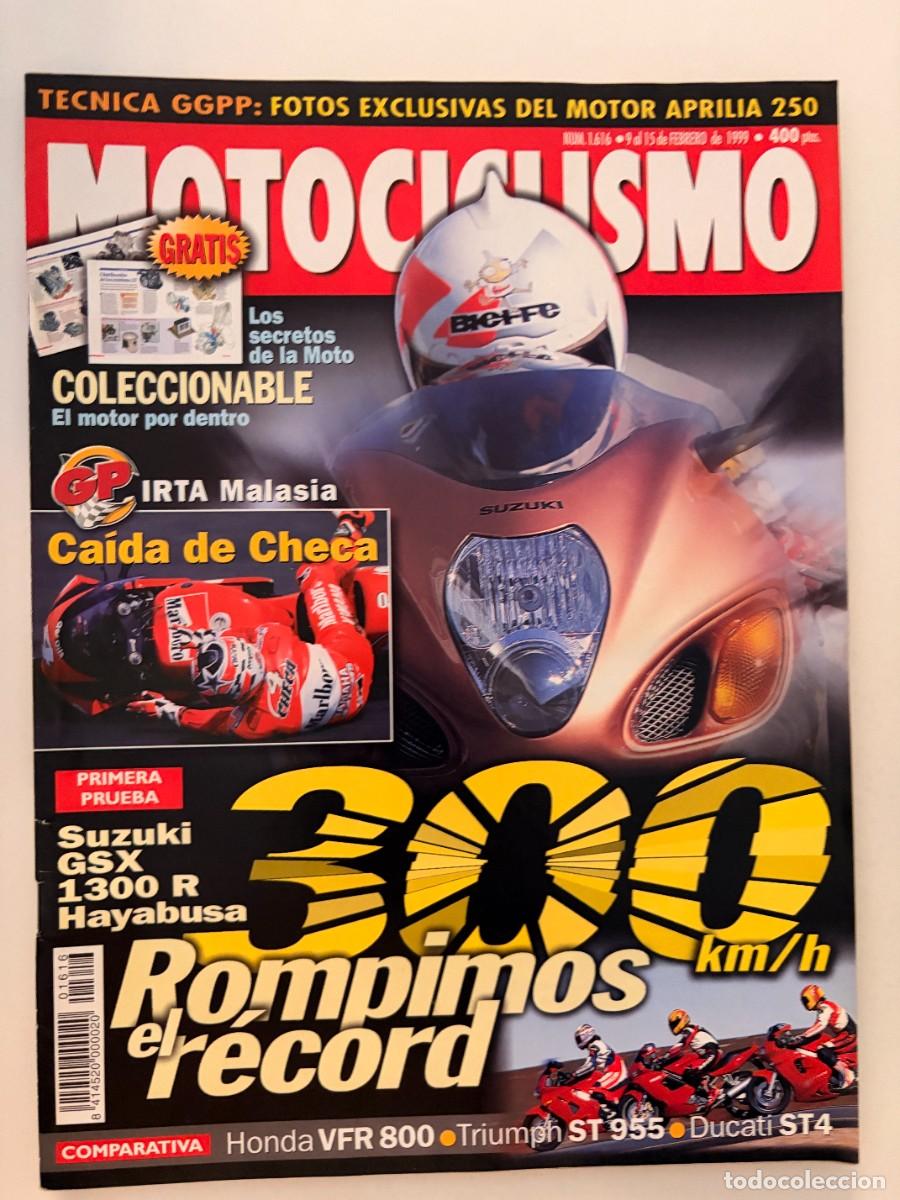 Coches y Motocicletas: MOTOCICLISMO. N&ordm; 1616. FEBRERO 1999. PRUEBA: SUZUKI GSX 1300 R HAYABUSA. LOS SECRETOS DE NOALE. LEER