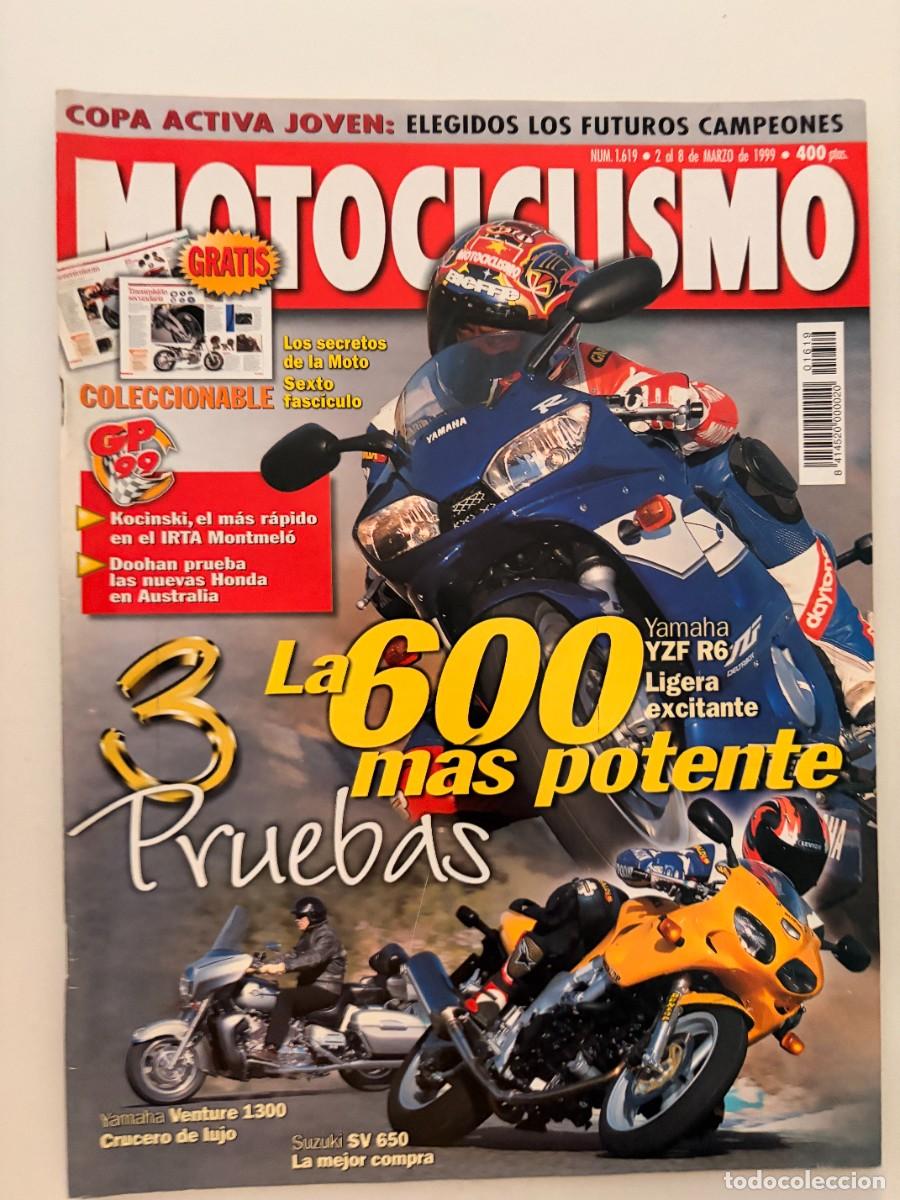 Coches y Motocicletas: MOTOCICLISMO. N&ordm; 1619. MARZO 1999. PRUEBA: YAMAHA R-6. SUZUKI SV 650 S. INDOOR DE TRIAL. LEER