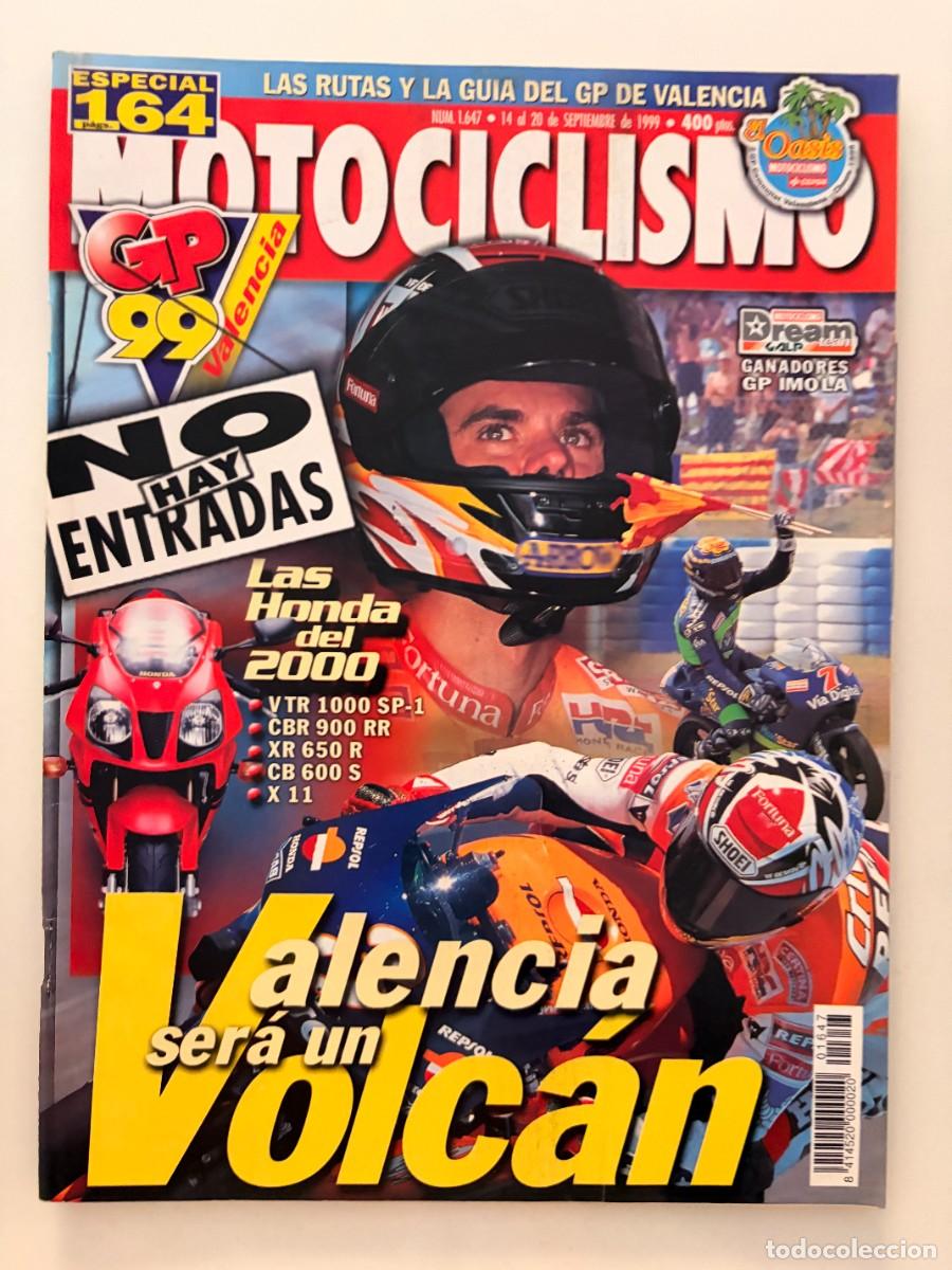 Coches y Motocicletas: MOTOCICLISMO. N&ordm; 1647. SEPTIEMBRE 1999. PRUEBA: HONDA 2000. GRAN PREMIO DE VALENCIA. LEER