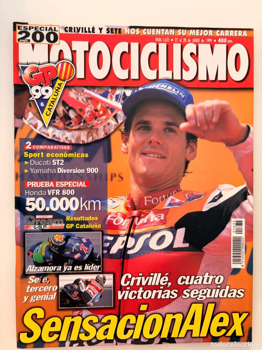 Coches y Motocicletas: MOTOCICLISMO. N&deg; 1635. JUNIO 1999. CRIVILLE 4 VICTORIAS SEGUIDAS. ALZAMORA YA ES L&Iacute;DER. LEER