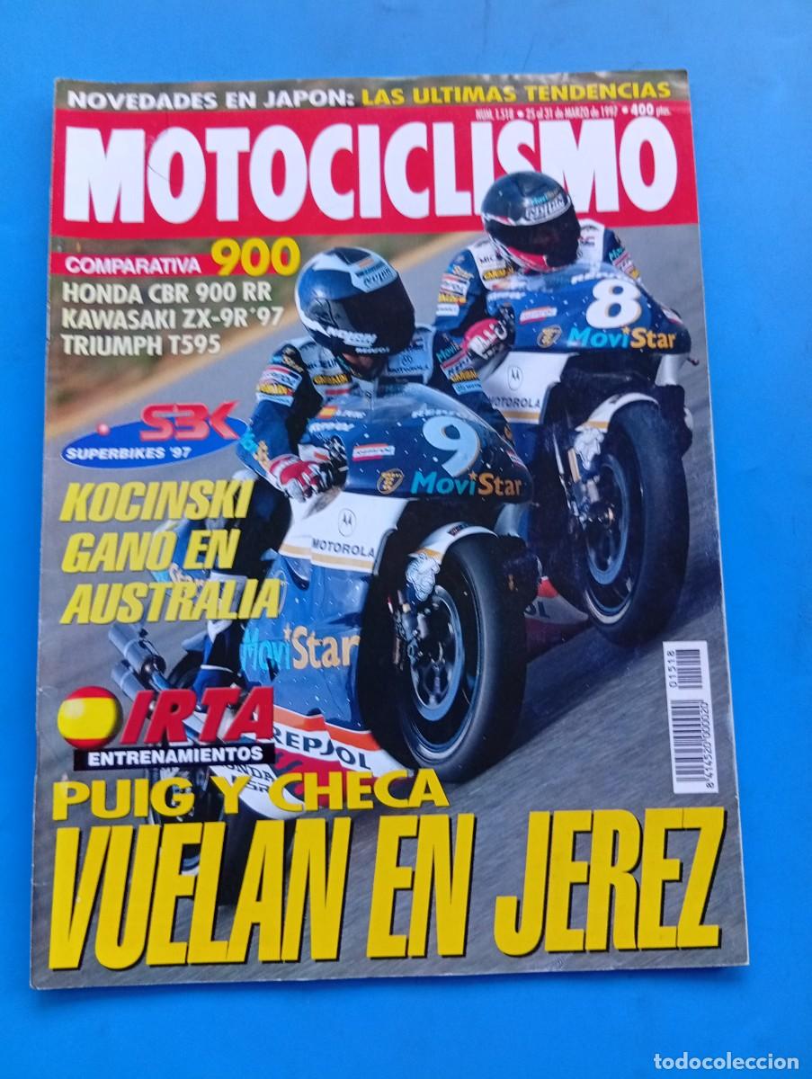 Automobili e Motociclette: MOTOCICLISMO. N&ordm; 1518. MARZO 1997. TRIUMPH DAYTONA T 595. YAMAHA XVS 650 DRAG STAR... LEER.