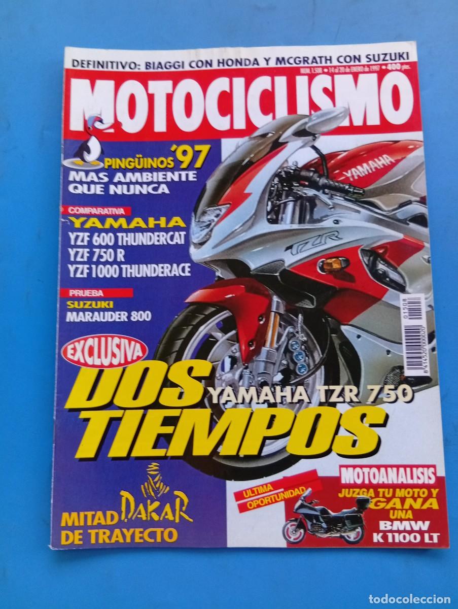 Automobili e Motociclette: MOTOCICLISMO. N&ordm; 1508. ENERO 1997. MITAD DAKAR DE TRAYECTO. BMW K 1100 LT. YAMAHA YZF.. LEER.
