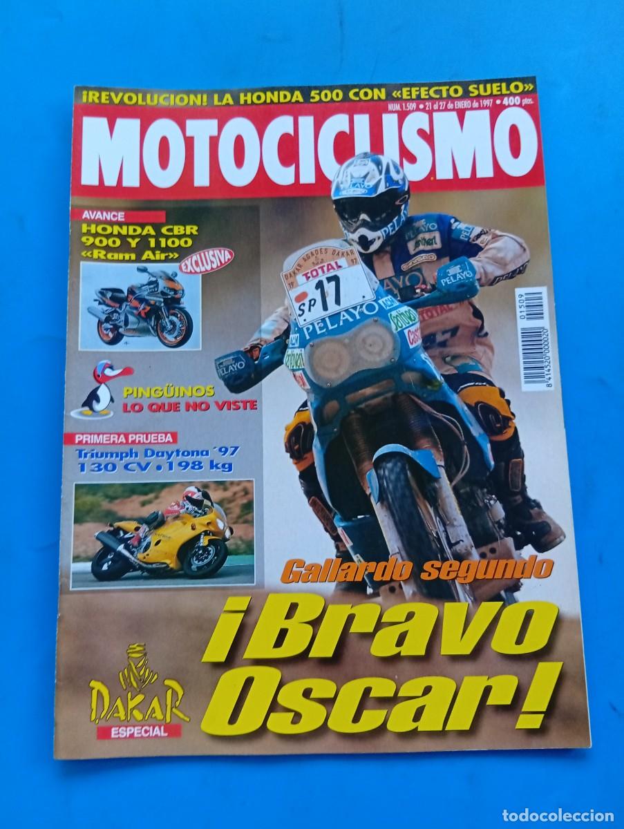 Automobili e Motociclette: MOTOCICLISMO. N&ordm; 1509. ENERO 1997. DAKAR. TRIUMPH DAYTONA. HONDA CBR 900 - 1100 RAM AIR..... LEER.