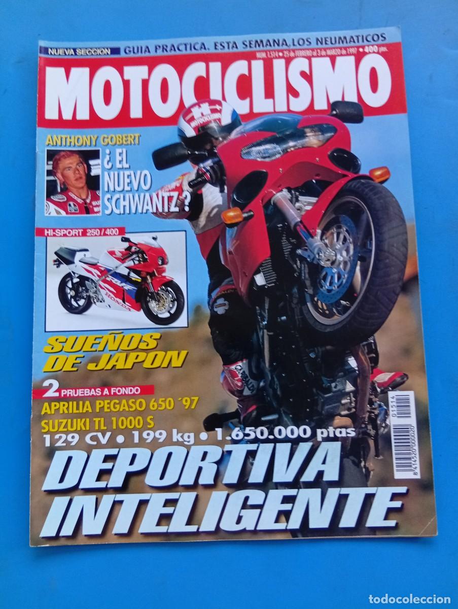 Voitures et Motocyclettes: MOTOCICLISMO. N&ordm; 1514. FEBRERO 1997. SUE&Ntilde;OS DE JAPON. ANTHONY GOBERT. SUZUKI TL 1000 S. LEER.