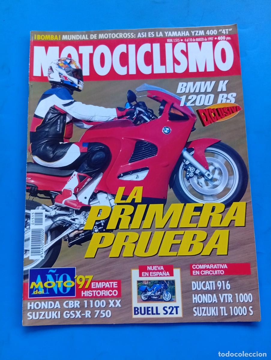 Voitures et Motocyclettes: MOTOCICLISMO. N&ordm; 1515. MARZO 1997. BMW K 1200 RS EXCLUSIVA. BUELL S2T. DUCATI 916. HONDA VTR.. LEER.