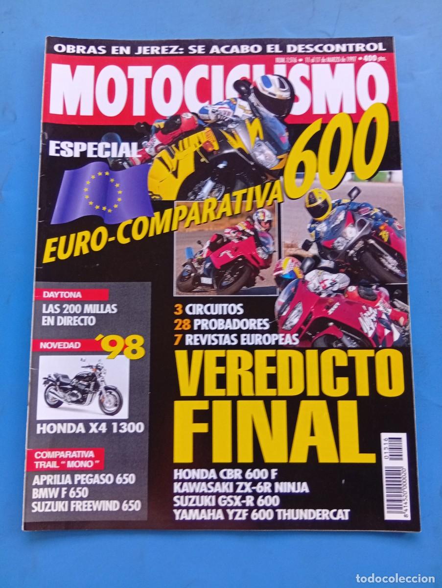 Carros e motociclos: MOTOCICLISMO. N&ordm; 1516. MARZO 1997. APRILIA PEGASO 650. BMW F,. SUZUKI FREEWIND,. HONDA CBR... LEER.