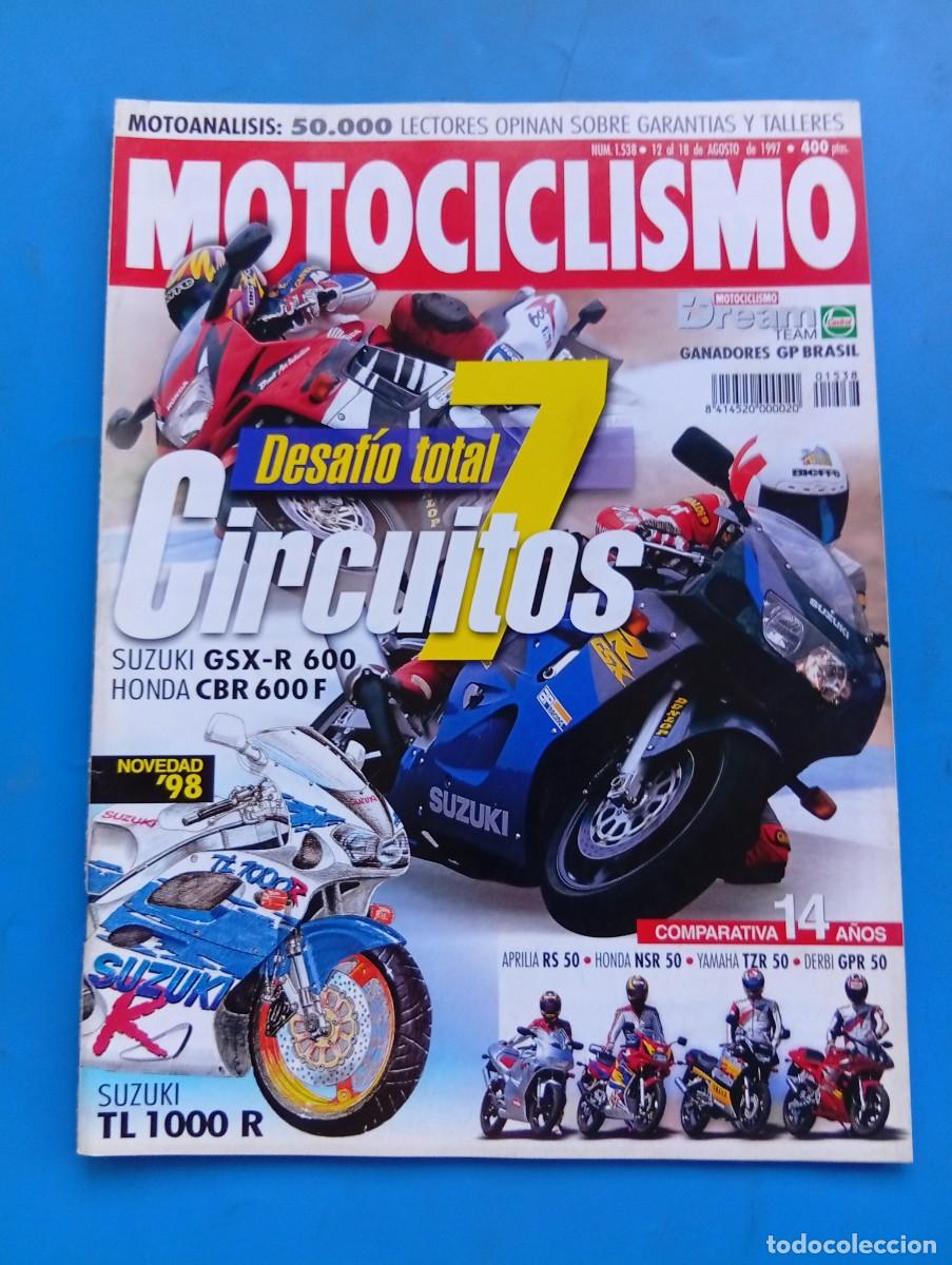 Coches y Motocicletas: MOTOCICLISMO. N&ordm; 1538. AGOSTO 1997. 7 CIRCUITOS DESAF&Iacute;O TOTAL. SUZUKI GSX-E 600... LEER.