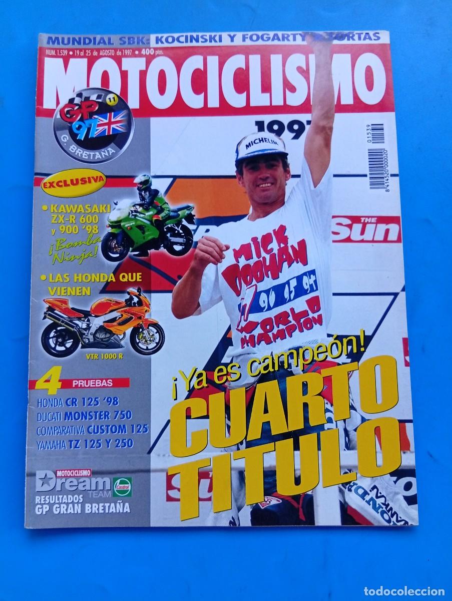 Coches y Motocicletas: MOTOCICLISMO. N&ordm; 1539. AGOSTO 1997. MICK DOOHAN YA ES 4 VECES CAMPE&Oacute;N. HONDA VTR 1000 R... LEER.