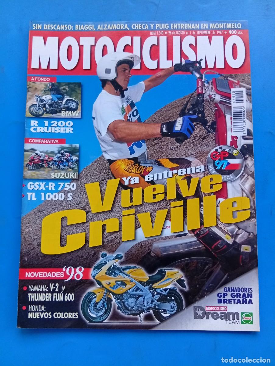 Coches y Motocicletas: MOTOCICLISMO. N&ordm; 1540. AGOSTO 1997. A FONDO : BMW R 1200 CRUISER. SUZUKI GSX-R 750 TL 1000S... LEER.