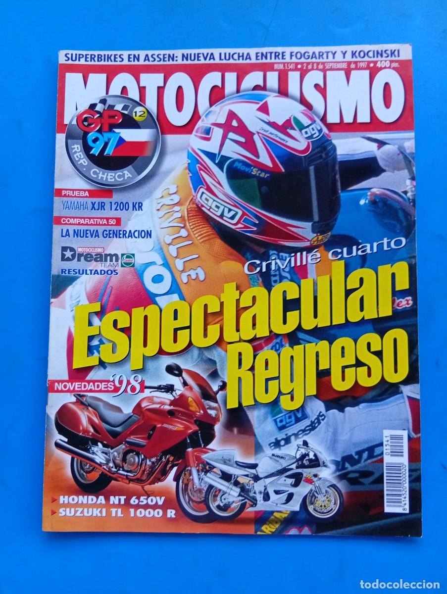 Coches y Motocicletas: MOTOCICLISMO. N&ordm; 1541. SEPTIEMBRE 1997. CRIVILLE CUARTO. PRUEBA : YAMAHA XJR 1200 KR. HONDA... LEER.