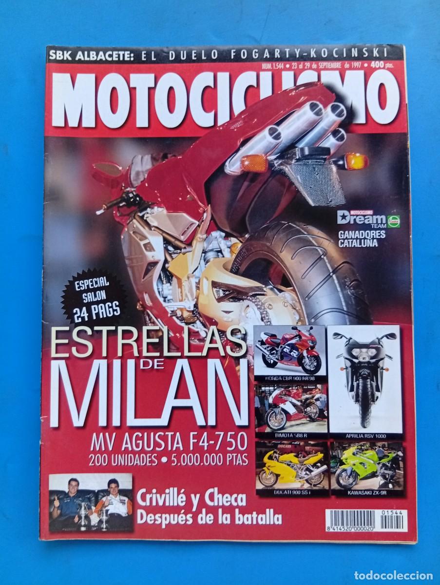 Coches y Motocicletas: MOTOCICLISMO. N&ordm; 1544. SEPTIEMBRE 1997. ESTRELLAS DE MIL&Aacute;N. MV AGUSTA F4-750... LEER.