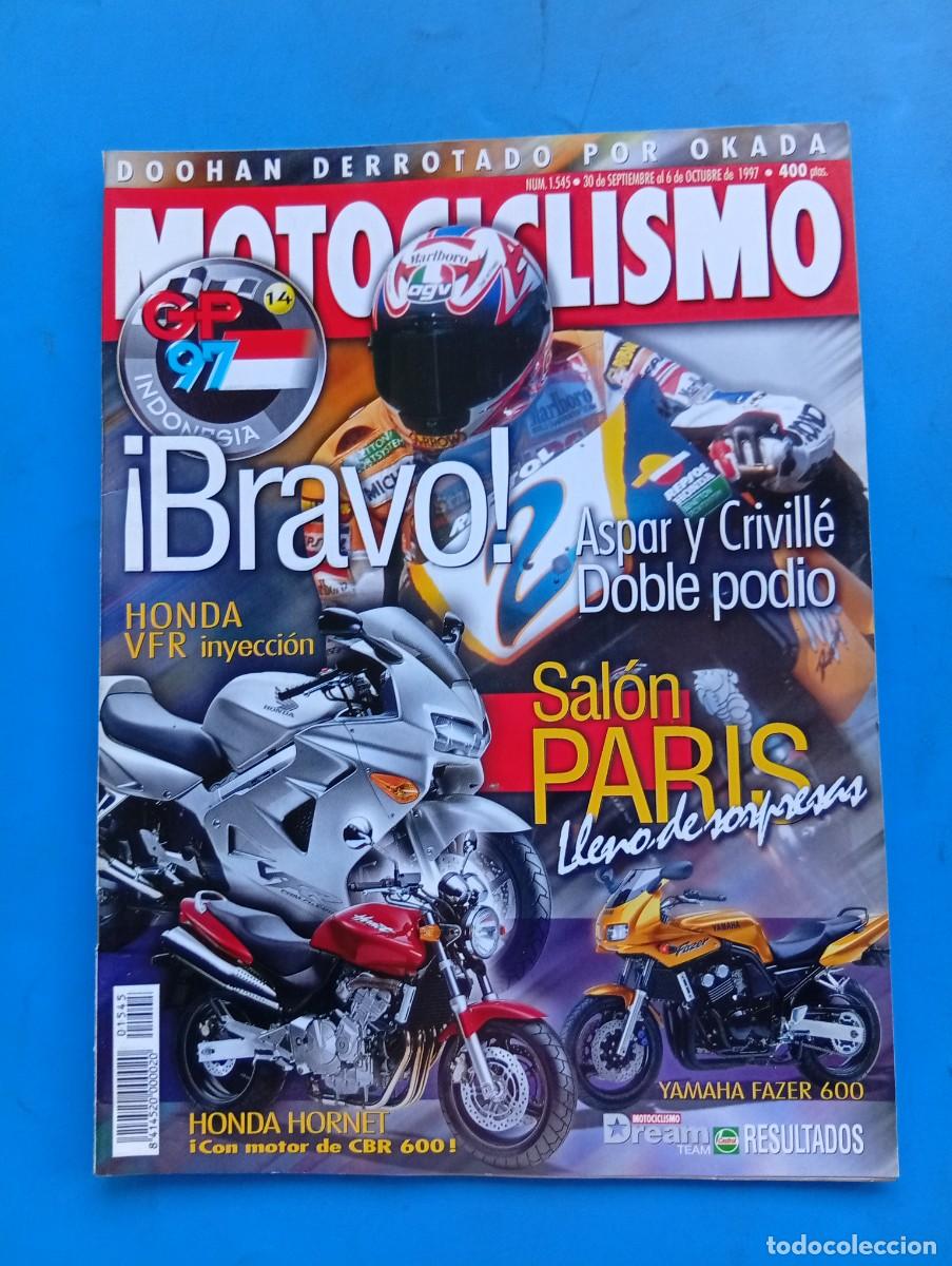 Coches y Motocicletas: MOTOCICLISMO. N&ordm; 1545. A&Ntilde;O 1997. SAL&Oacute;N DE PAR&Iacute;S. ENTREVISTA ASPAR Y CRIVILL&Eacute;. GRAN PREMIO DE... LEER
