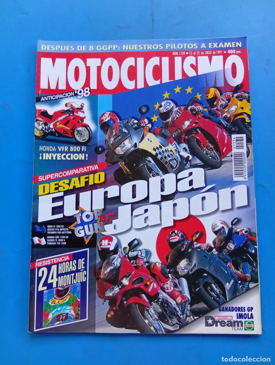 Coches y Motocicletas: MOTOCICLISMO. N&ordm; 1534. JULIO 1997. EL MUNDIAL LLEGA A TIERRAS AMERICANAS. HONDA VFR 800 FI.... LEER.