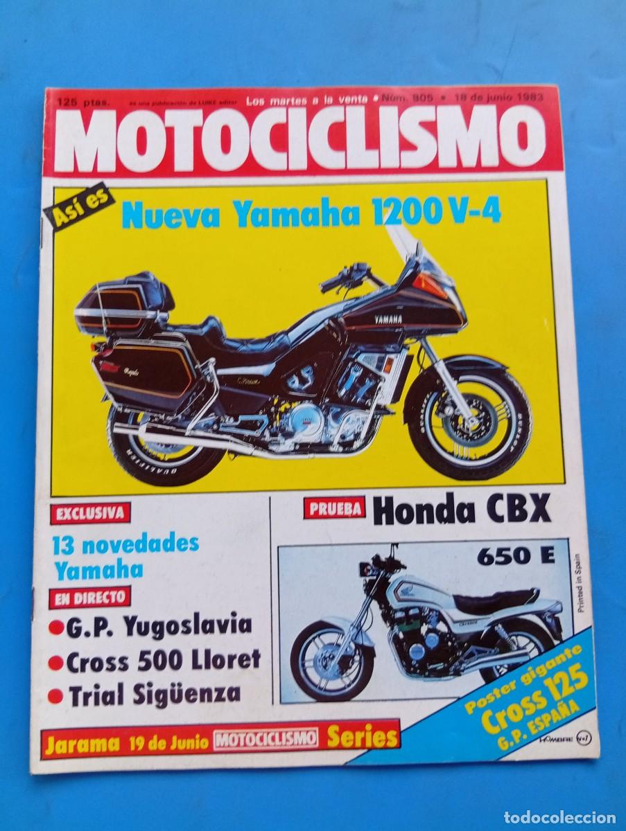 Coches y Motocicletas: MOTOCICLISMO. N&ordm; 805. A&Ntilde;O 1983. PRUEBA: HONDA CBX 650 E. GRAN PREMIO DE YUGOSLAVIA. TRIAL DE .. LEER