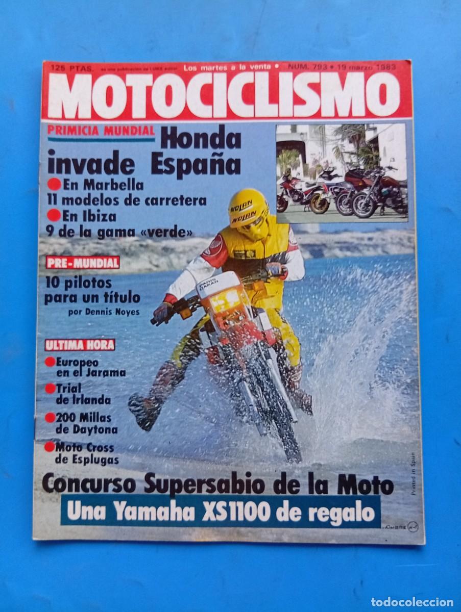 Coches y Motocicletas: MOTOCICLISMO. N&ordm; 793. A&Ntilde;O 1983. PRUEBA: HONDA GP NS 500. &Aacute;NGEL NIETO, 15 A&Ntilde;OS DE CAMPE&Oacute;N. PEN.. LEER