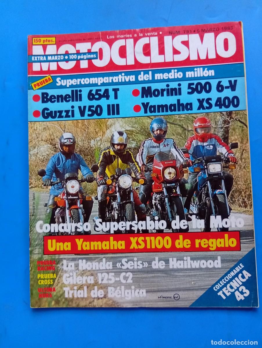 Coches y Motocicletas: MOTOCICLISMO. N&ordm; 791. A&Ntilde;O 1983. PRUEBA: GILERA 125 C-2. HONDA 250 &rdquo;SEIS&rdquo; DE MIKE HAILWOOD. EN.. LEER