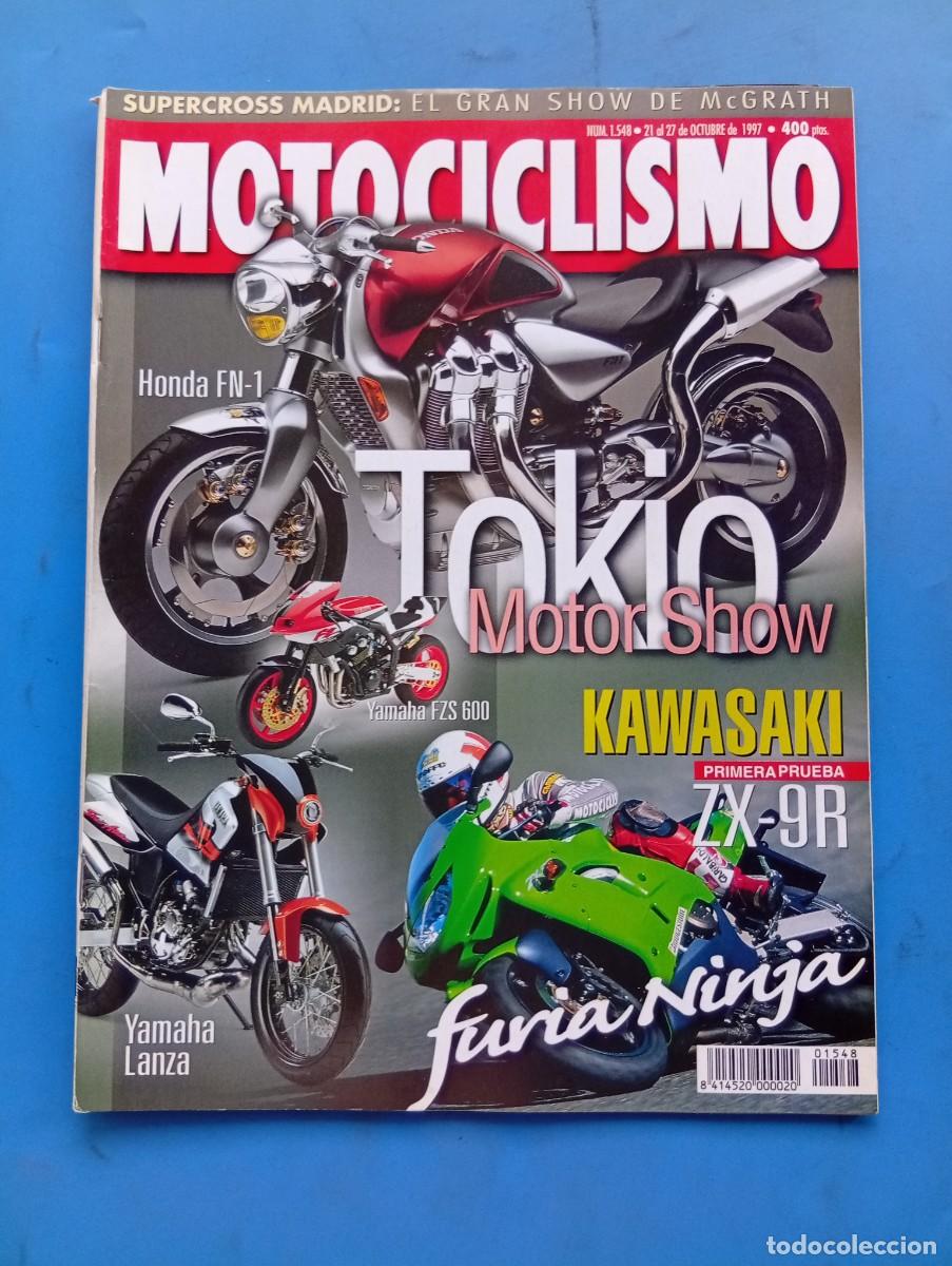 Coches y Motocicletas: MOTOCICLISMO. N&ordm; 1548. OCTUBRE 1997. PRUEBA : KAWASIKI ZX-9R. YAMAHA LANZA FURIA NINJA..... LEER.