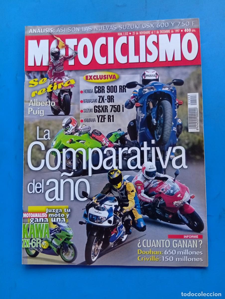 Coches y Motocicletas: MOTOCICLISMO. N&ordm; 1553. NOVIEMBRE 1997. LA COMPARATIVA DEL A&Ntilde;O. SE RETIRA ALBERTO PUIG... LEER.
