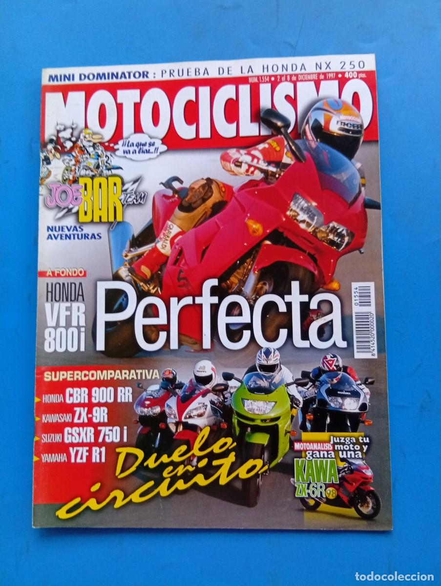 Coches y Motocicletas: MOTOCICLISMO. N&ordm; 1554. DICIEMBRE 1997. PRUEBA: HONDA NX 250. A FONDO : HONDA VFR 800I. KAWA ... LEER