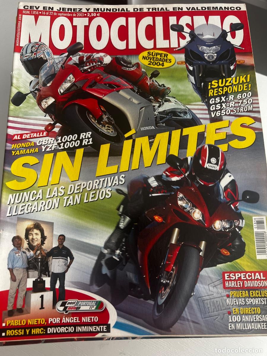 Coches y Motocicletas: MOTOCICLISMO. N&ordm; 1856. SEPTIEMBRE 2003. PABLO NIETO POR ANGEL NIETO. ESPECIAL HARLEY DAVIDSON. LEER.