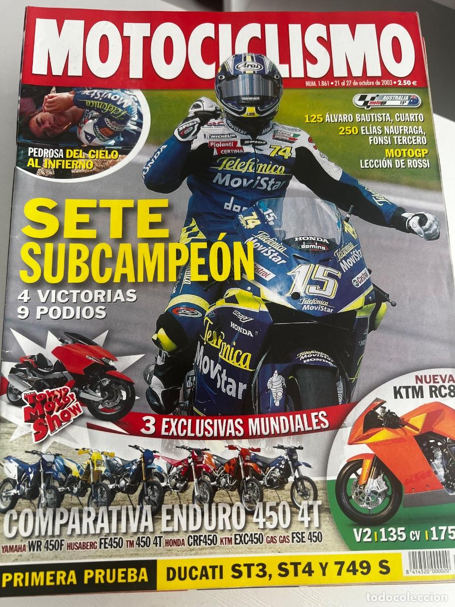 Coches y Motocicletas: MOTOCICLISMO. N&ordm; 1861. NOVIEMBRE 2003. PRUEBA: DUCATI ST3, ST4 Y 749S. SAL&Oacute;N DE TOKIO. LEER