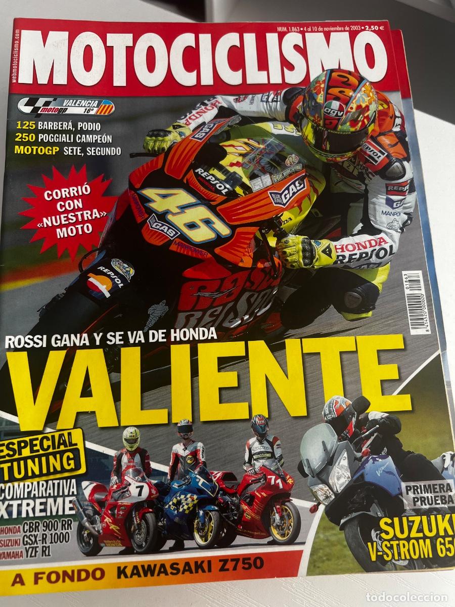 Coches y Motocicletas: MOTOCICLISMO. N&ordm; 1863. NOVIEMBRE 2003. PRUEBA: SUZUKI V-STROM 650. GRAN PREMIO DE VALENCIA. LEER