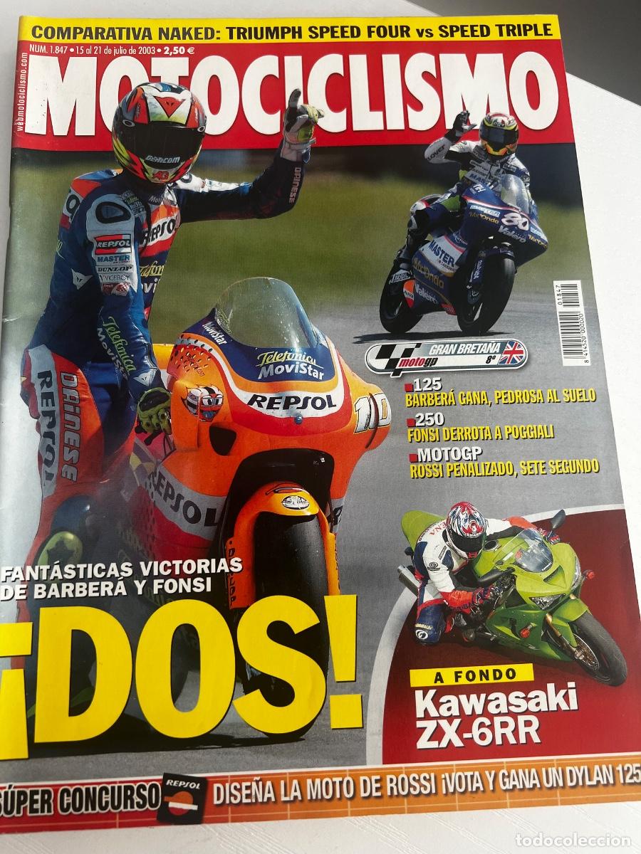 Coches y Motocicletas: MOTOCICLISMO. N&ordm; 1847. JULIO 2003. PRUEBA: KAWASAKI ZX-6R R. PRESENTACI&Oacute;N: GAMA KTM 2004. LEER