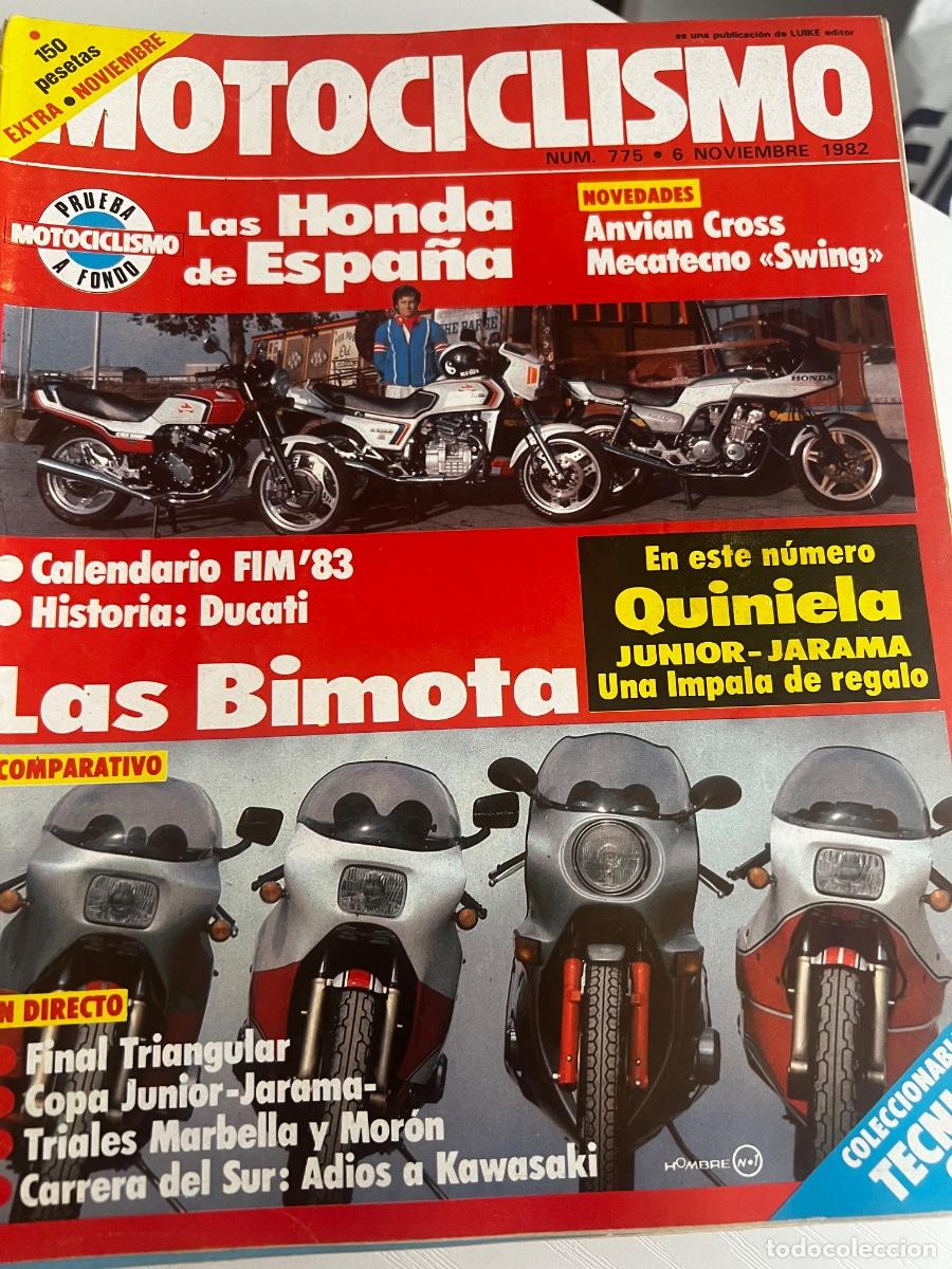 Coches y Motocicletas: MOTOCICLISMO. N&ordm; 775. NOVIEMBRE 1982. AMVIAN 250 CROSS. HISTORIA DE DUCATI. LEER