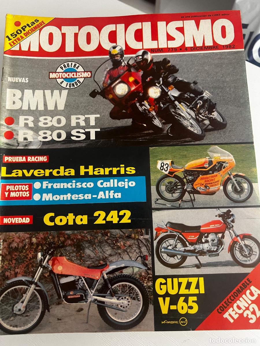 Coches y Motocicletas: MOTOCICLISMO. N&deg; 779. DICIEMBRE 1982. LAVERDA HARRIS. COTA 242. GUZZI V-65. BMW R 80 RT. LEER. LEER