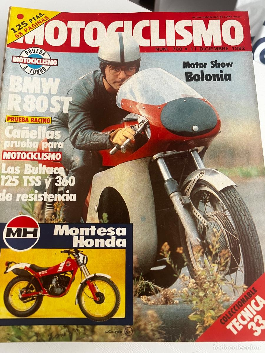 Coches y Motocicletas: MOTOCICLISMO. N&ordm; 780. A&Ntilde;O 1982. PRUEBA: BMW R-80-ST. SAL&Oacute;N DE BOLONIA. NOVEDADES HONDA Y MONT.. LEER