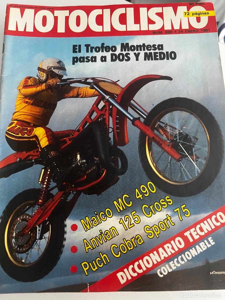 Coches y Motocicletas: MOTOCICLISMO. N&ordm; 690. A&Ntilde;O 1981. EL TROFEO MONTESA PASA A DOS Y MEDIO.
