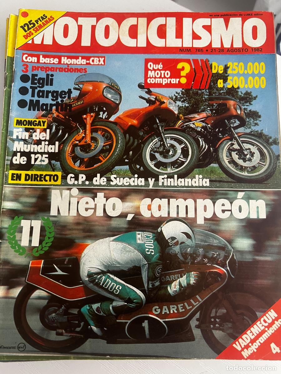 Coches y Motocicletas: MOTOCICLISMO. N&ordm; 765. AGOSTO 1982. TRIANGULAR DE MOTO-CROSS. GRAN PREMIO DE SUECIA Y FINLANDIA.LEER