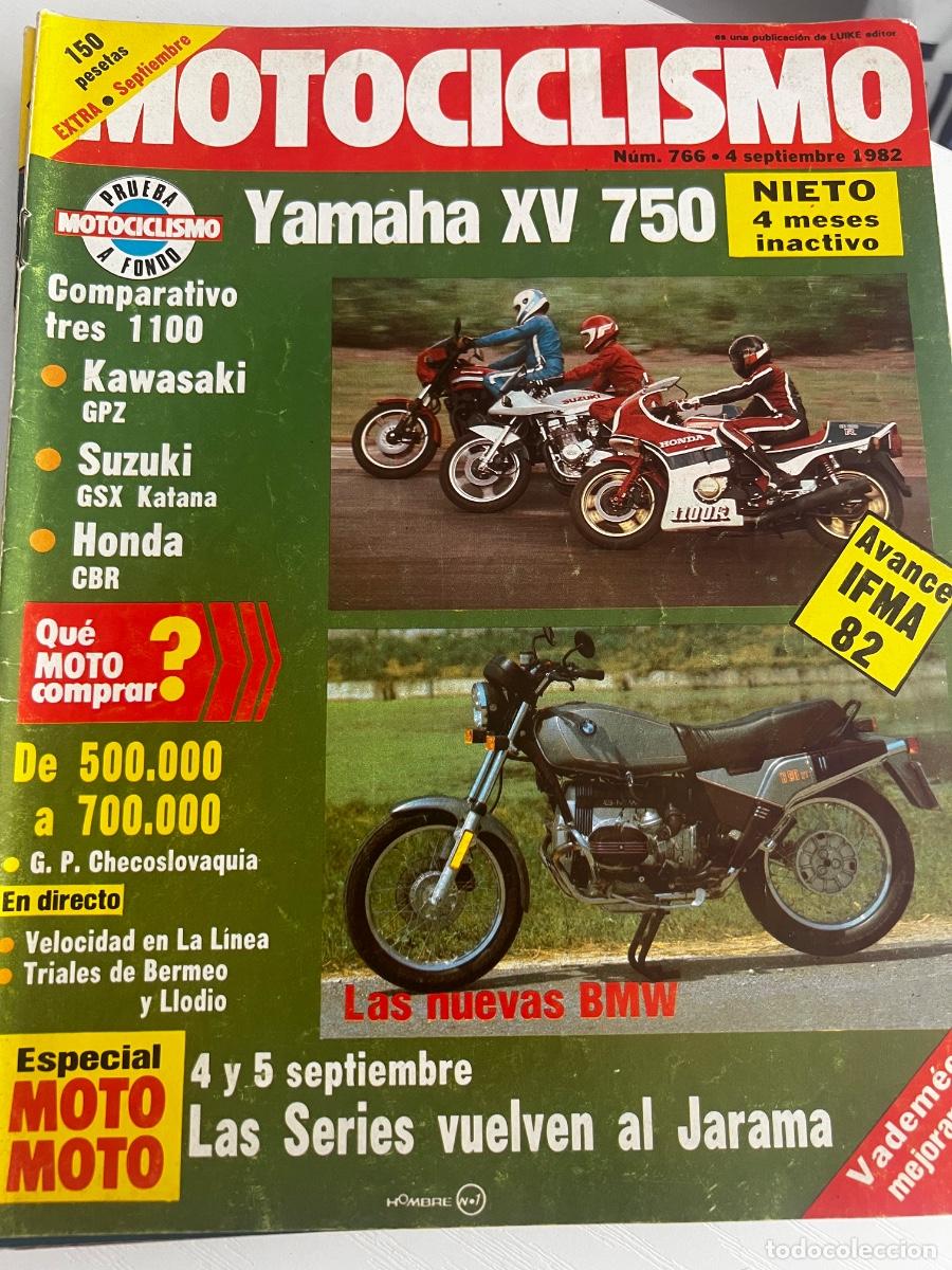 Coches y Motocicletas: MOTOCICLISMO. N&ordm; 766. SEPTIEMBRE 1982.PRUEBA: HONDA CB 1100 R. FINAL DEL MUNDIAL DE SIDE CROSS. LEER