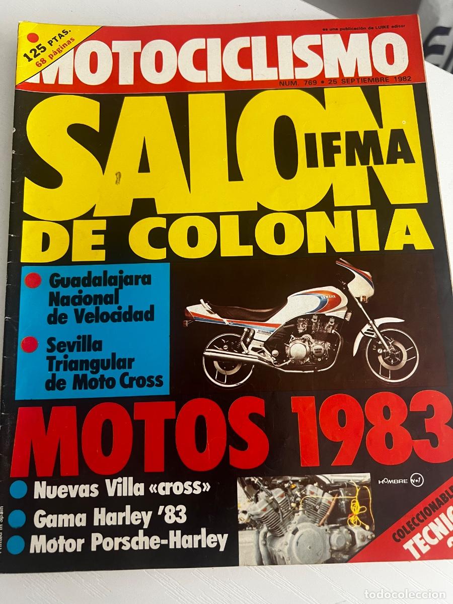 Coches y Motocicletas: MOTOCICLISMO. N&ordm; 769. SEPTIEMBRE 1982. GAMA HARLEY &acute;83. MOTOR PORSCHE-HARLEY. LEER
