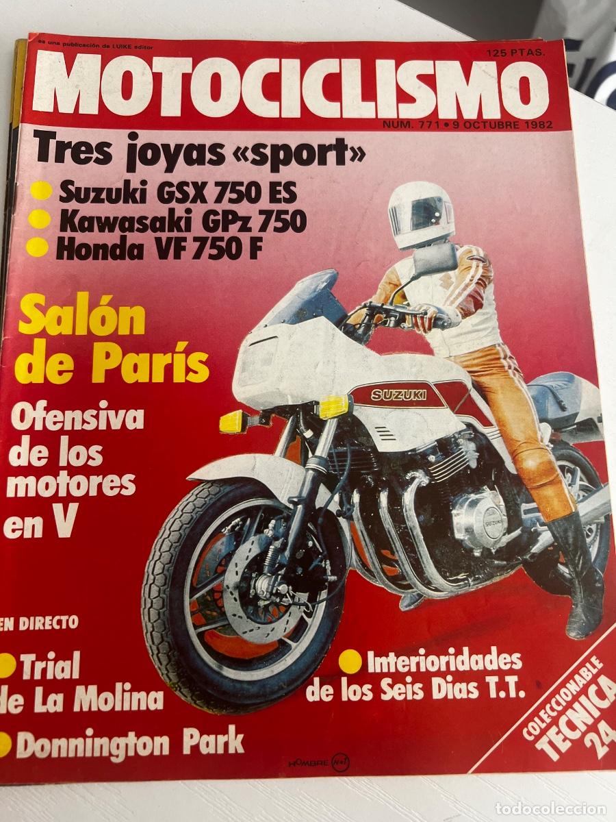 Coches y Motocicletas: MOTOCICLISMO. N&deg; 771. OCTUBRE 1982. SAL&Oacute;N DE PARIS. OFENSIVA DE LOS MOTORES EN V. TRIAL DE LA MOLINA