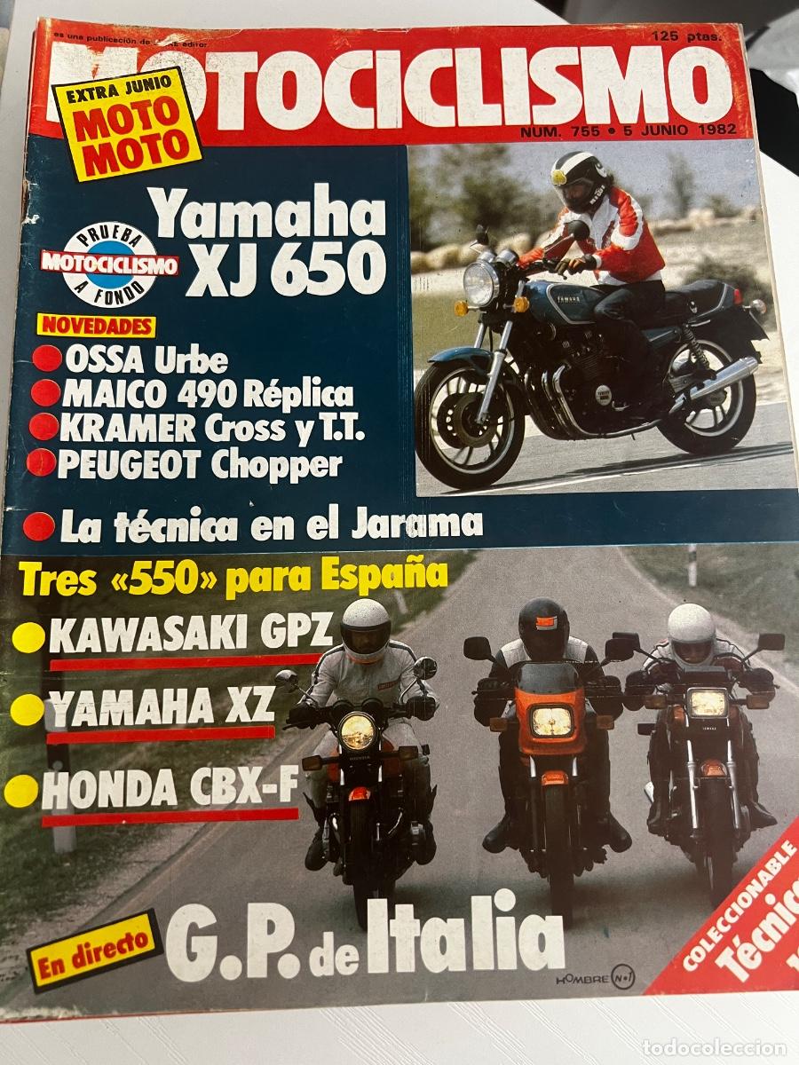 Coches y Motocicletas: MOTOCICLISMO. N&ordm; 755. JUNIO 1982. PRUEBA: YAMAHA XJ 650. LA T&Eacute;CNICA DEL JARAMA. RALLY MOTOS. LEER