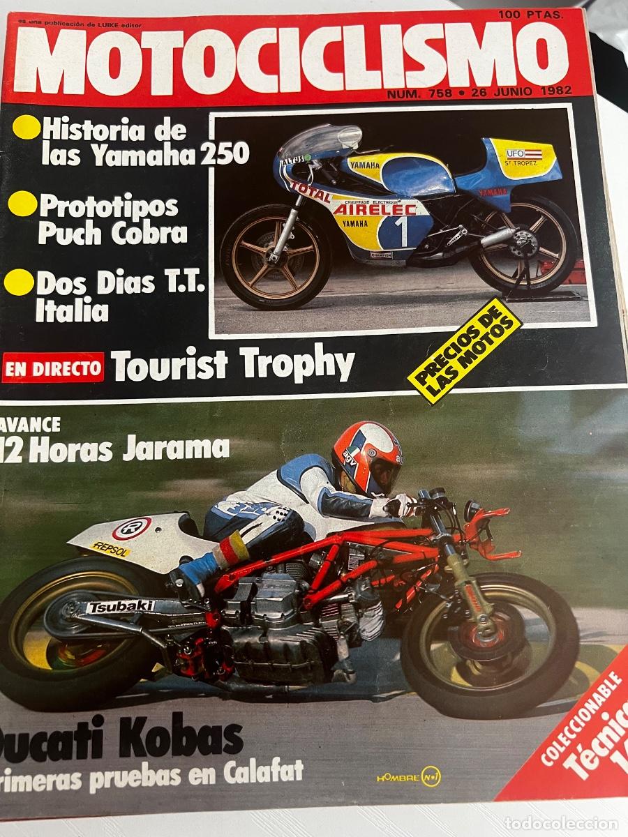 Coches y Motocicletas: MOTOCICLISMO. N&ordm; 758. A&Ntilde;O 1982. DUCATI 950. II PREMIO DE VELOCIDAD CIUDAD DE LE&Oacute;N. TRIAL EN C.. LEER