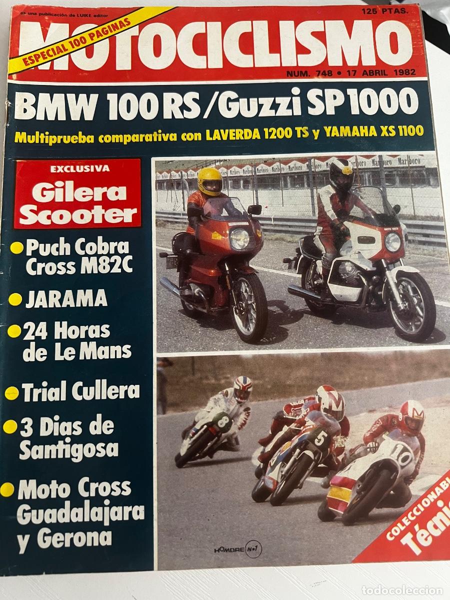 Coches y Motocicletas: MOTOCICLISMO. N&ordm; 748. ABRIL 1982. PUCH COBRA CROSS M82C. JARAMA. 24 HORAS DE LE MANS .LEER
