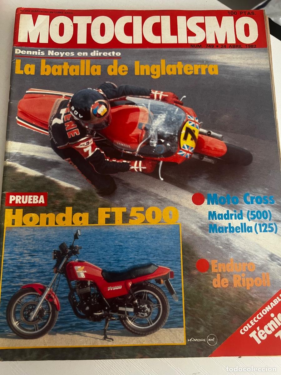 Coches y Motocicletas: MOTOCICLISMO. N&ordm; 749. A&Ntilde;O 1982. PRUEBA: HONDA FT 500. ENTREGA GUZZI MONZA. MOTO-.. TRAE P&Oacute;STER. LEER